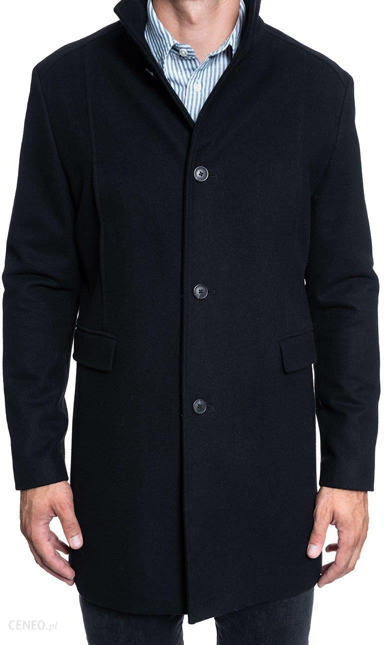 Selected Płaszcz Męski Slhmosto Wool Coat Black 16064355