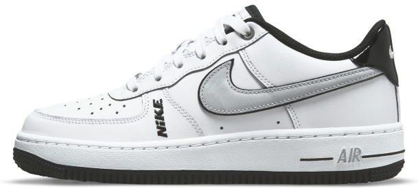 NIKE AIR FORCE 1 LV8 2 (PS) DV0751-100, kolor BIAŁY, Dziecięce Sneakersy