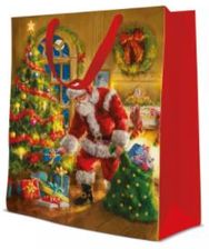 Zdjęcie Paw Torebka Upominkowa Santa Is Here Duża - Radomyśl Wielki
