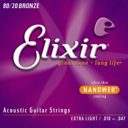 Elixir NanoWeb Bronze 12-String Light 10-47, 10-27