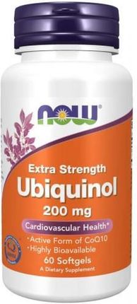Now Foods Ubiquinol - ubichinol 200mg 60 kaps