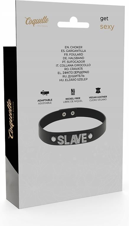 COQUETTE CHOKER - SLAVE - zdjęcie 4 COQUETTE CHOKER - SLAVE