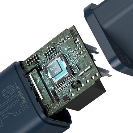 Baseus Ładowarka Sieciowa Super Si Quick Charger 1C 20W Z Przewodem Usb C Do Lightning 1M - zdjęcie 2
