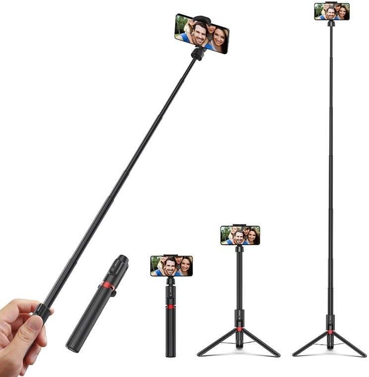 Blitzwolf Selfie Stick, Statyw Bluetooth Bw Bs10 Plus Do Smartfonów