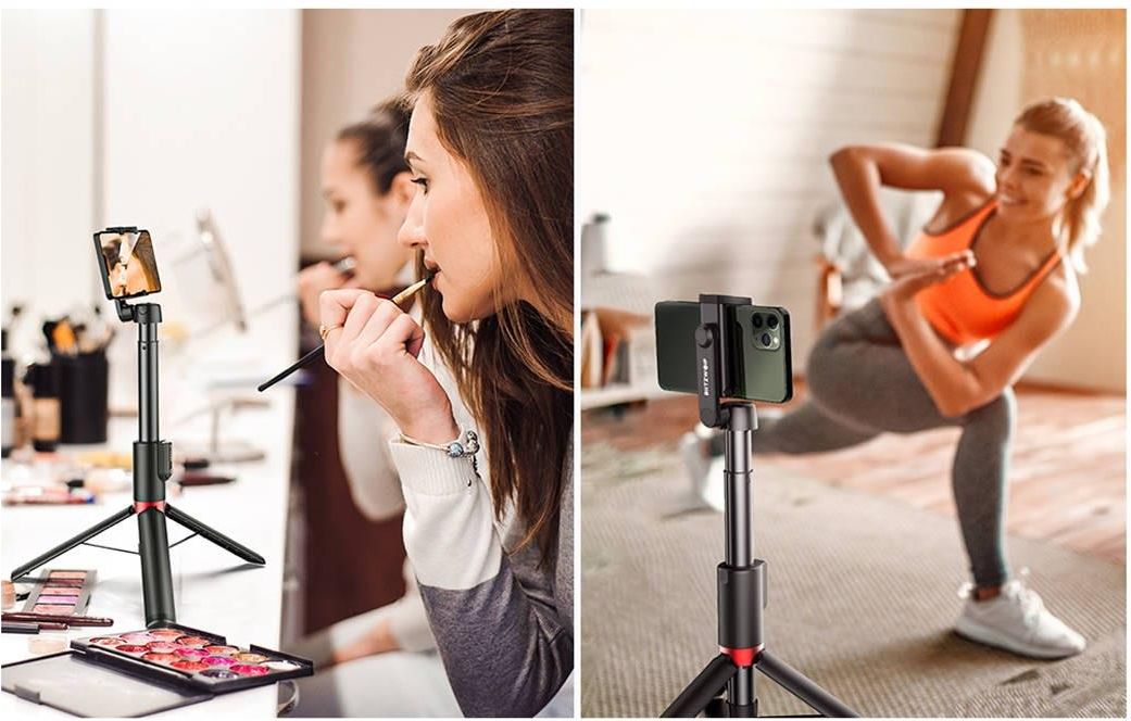 Blitzwolf Selfie Stick, Statyw Bluetooth Bw Bs10 Plus Do Smartfonów