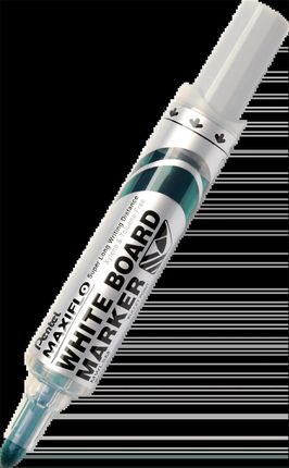 Pentel Marker Z Tłoczkiem Maxiflo M Do Białych Tablic Kolor Zielony