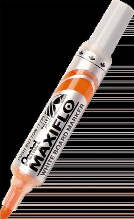 Pentel Marker Z Tłoczkiem Maxiflo M Do Białych Tablic Kolor Pomarańczowy