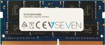 V7 SODIMM, DDR4, 16 GB, 2666 MHz, CL19 (V72130016GBS)