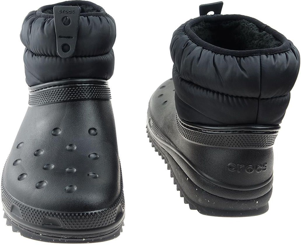 207311 Śniegowce Crocs Classic Neo Puff Shorty 207311-001 black relaxed fit ...