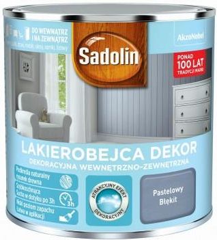Sadolin Lakierobejca Dekor 0,25L Pastelowy Błękit