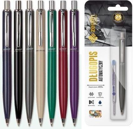 Zenith Długopis Automatyczny 12 Color Line + Wkład Blister