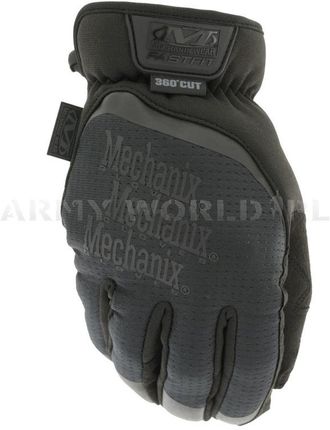 Mechanix Rękawice Wear Antyprzecięciowe Fastfit D4-360 Covert Czarne (Fftab-X55)
