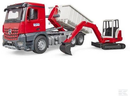 Bruder Ciężarówka Mercedes Benz Arocs Z Kontenerem 03624 Ceny i