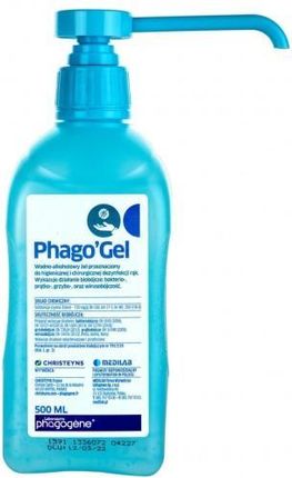 Medilab Phago Gel 500Ml Z Pompką Żel Do Higienicznej I Chirurgicznej Dezynfekcji Rąk