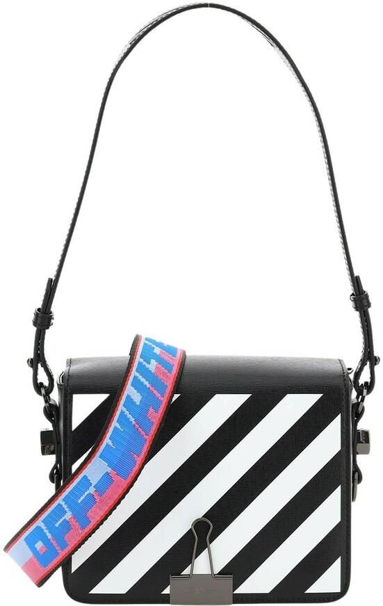 バッグ OFF-WHITE DIAG FLAP CLIP SHOULDER BAG Off White Off White, Diag flap binder clip shoulder bag