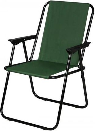 Royokamp Krzesło Turystyczne Z Podłokietnikami 52X44X75Cm Składane Zielone