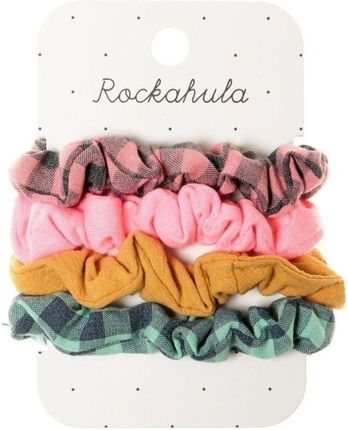 Rockahula Kids 4 Gumki Do Włosów Happy Days Scrunchie