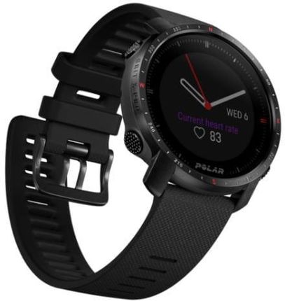 POLAR GRIT X PRO TITANブラック Polar Grit X PRO Titan czarny M/L zegarek sportowy z GPS i