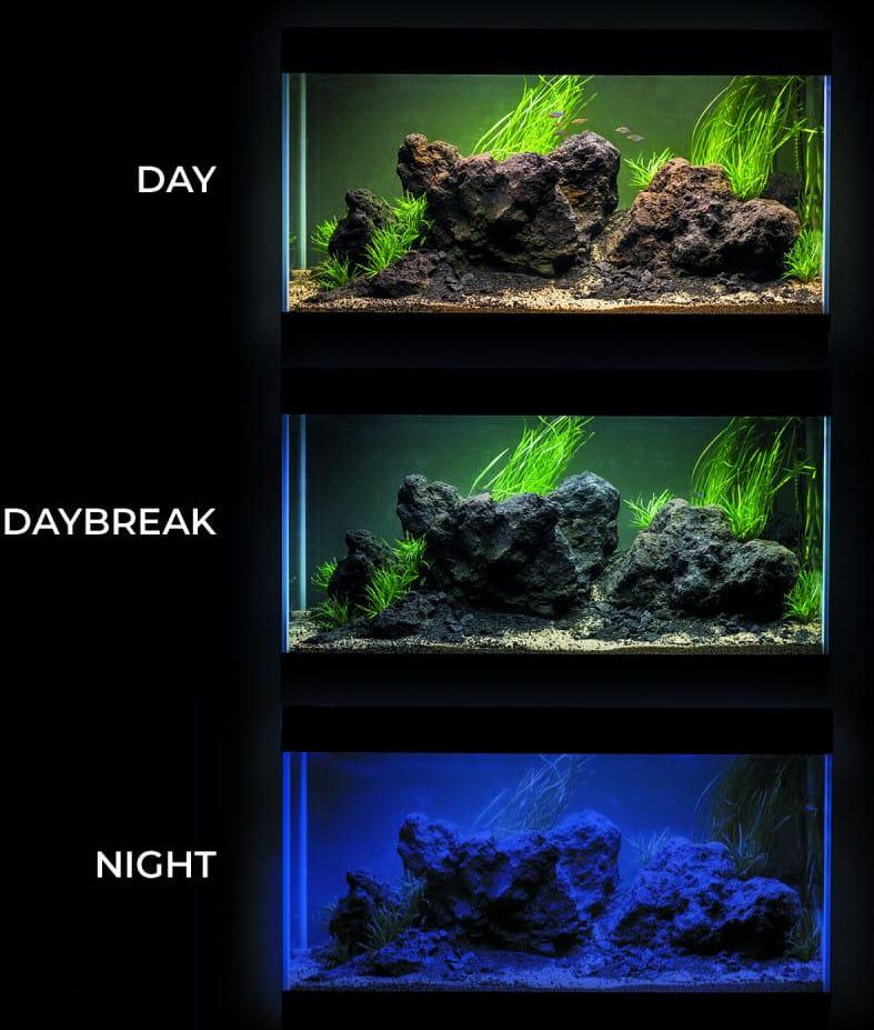 Aquael Pokrywa Do Akwarium 80x35cm 2.0 Profilowana LED 14W Day&Night 1270lm