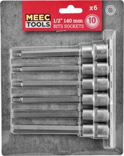 Zdjęcie Meec Tools Nasadki Do Końcówek 6 Elementów 12& 140Mm (10361) - Aleksandrów Łódzki