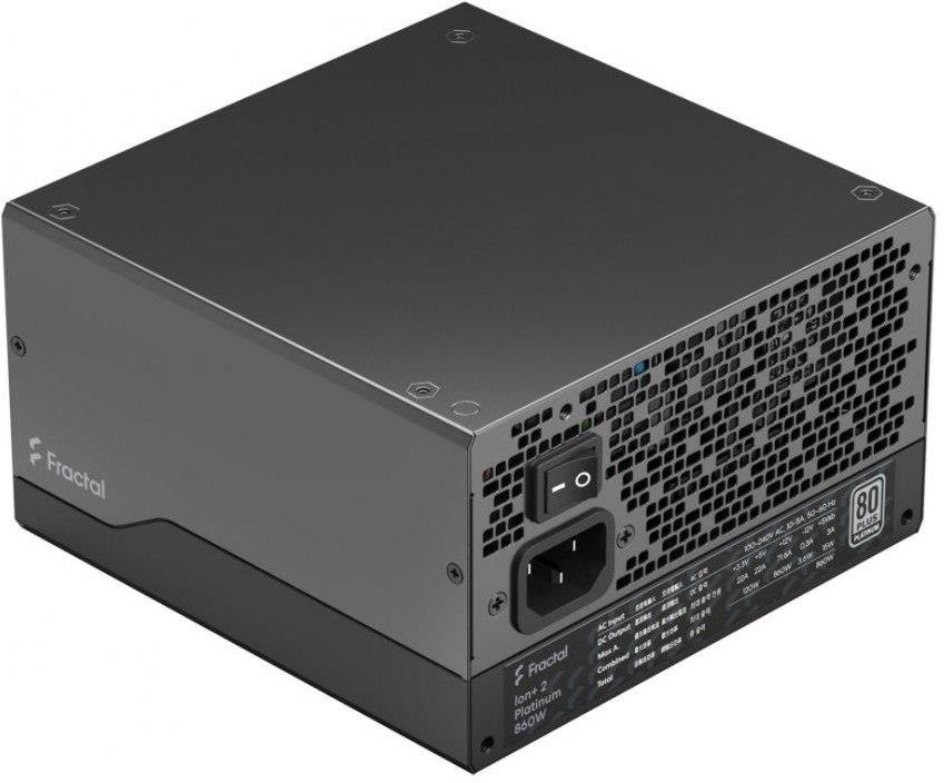 FRACTAL DESIGN ZASILACZ ION+ 2 860W 80PLUS PLATINUM MODULAR CZARNY FRACTAL DESIGN ZASILACZ ION+ 2 860W 80PLUS PLATINUM MODULAR CZARNY