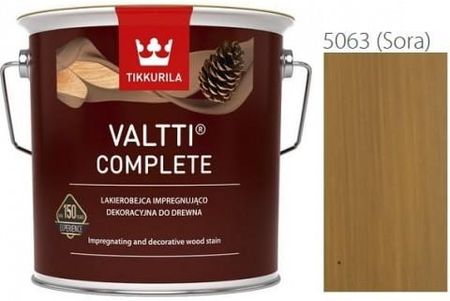 Tikkurila Valtti Complete 2,7L Lakierobejca Kolor 5063 (Sora)