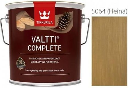 Tikkurila Valtti Complete 0,9L Lakierobejca Kolor 5064 (Heina)