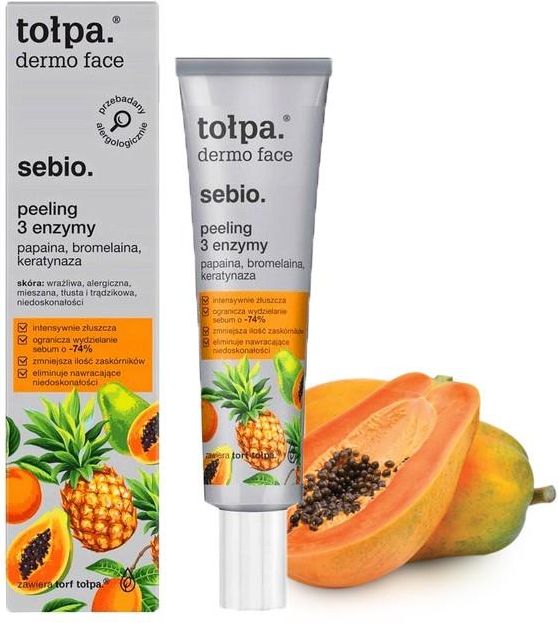 Tołpa Peeling 3 Enzymy 40Ml - zdjęcie 1 Tołpa Peeling 3 Enzymy 40Ml