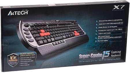Klawiatura A4 Tech XGame X7-G800V (A4TKLA40584) - zdjęcie 2