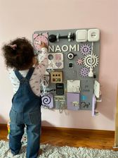 Zdjęcie Woobiboo Tablica Manipulacyjna Premium Play I Believe In Unicorns Szary 62X50Cm - Namysłów