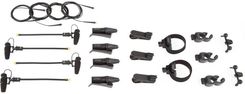 DPA KIT-4099-DC-4R-C | Zestaw 4 mikrofonów instrumentalnych DPA 4099 z akcesoriami, bardzo niska czułość