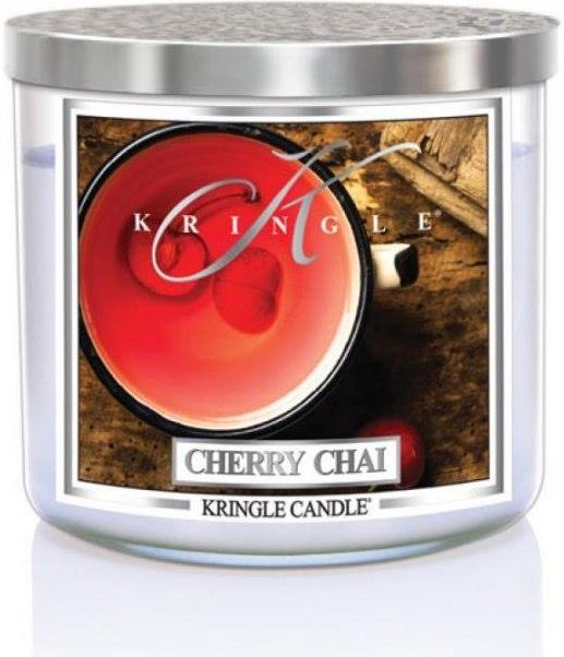Kringle Candle Cherry Chai Tumbler (411G) Z 3 Knotami 290055 Opinie i