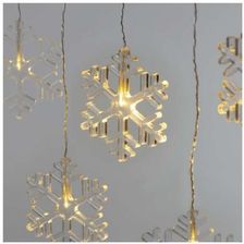 Zdjęcie Emos Lighting Dekoracje 8 Led Sople Śnieżynki 45X84Cm Ciepła Biel Ip44 1550000101 - Namysłów