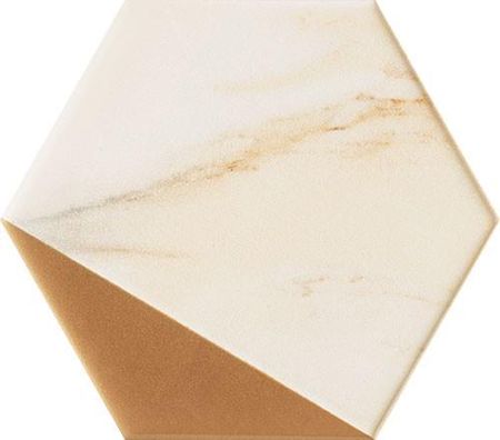 Ceramika Domino Flare Gold Hex 12,5X11
