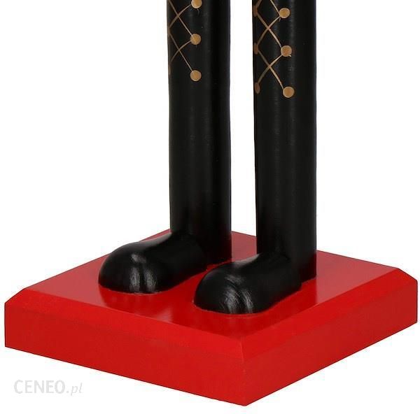 Springos Dziadek do orzechów 120cm ze strzelbą xxL ozdoba świąteczna figurka drewniany żołnierzyk czerwono-czarny