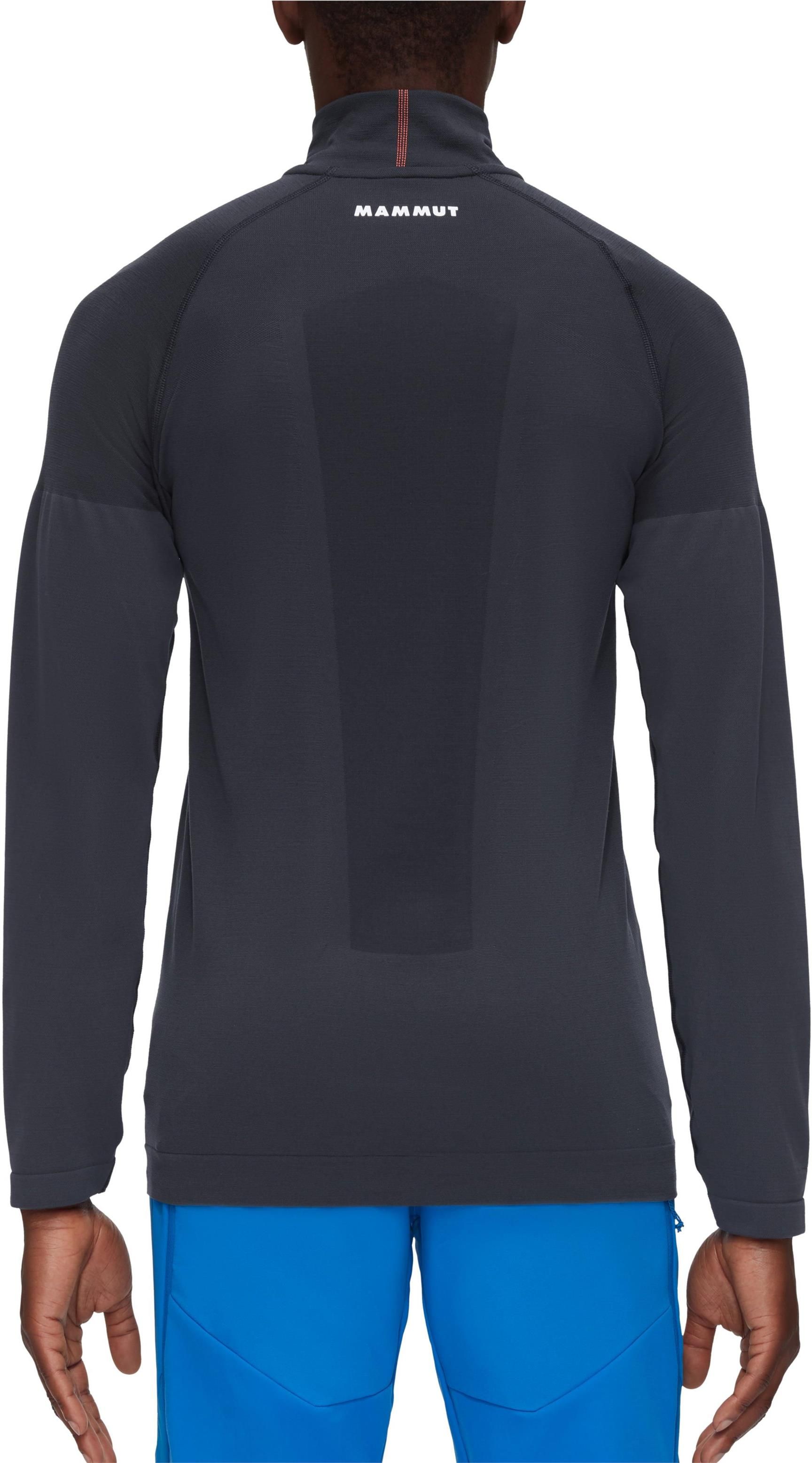 Mammut Aenergy Half Zip T-Shirt Heren - zwart Mammut Aenergy Half Zip T-Shirt Heren - zwart
