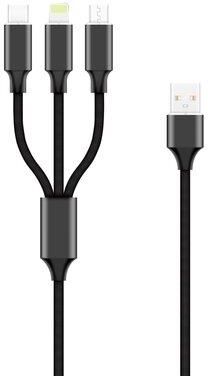 Kabel 3w1 USB - Lightning + USB-C + micro USB FOREVER 1,2 m