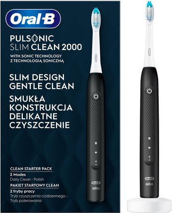 Szczoteczka elektryczna Oral-B PULSONIC SLIM 2000 620450 CZARNY