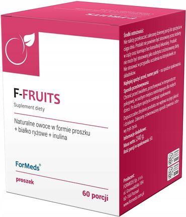 Formeds F-Fruits Sproszkowane Owoce 60 Porcji 240g