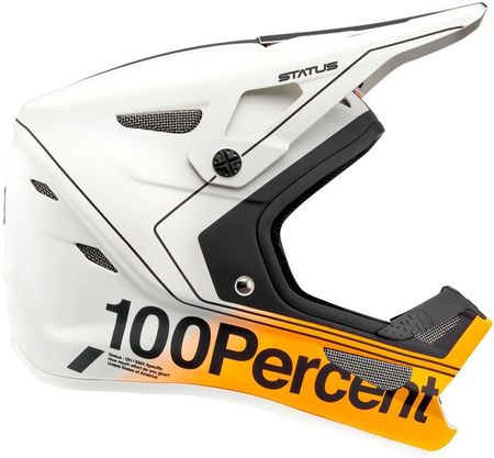 100% Status Dh Carby Silver Full Face Juniorski