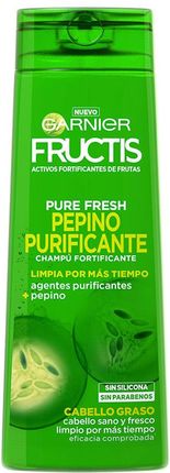 Garnier Fructis Pure Fresh Szampon Oczyszczający Z Ogórkiem 360 ml