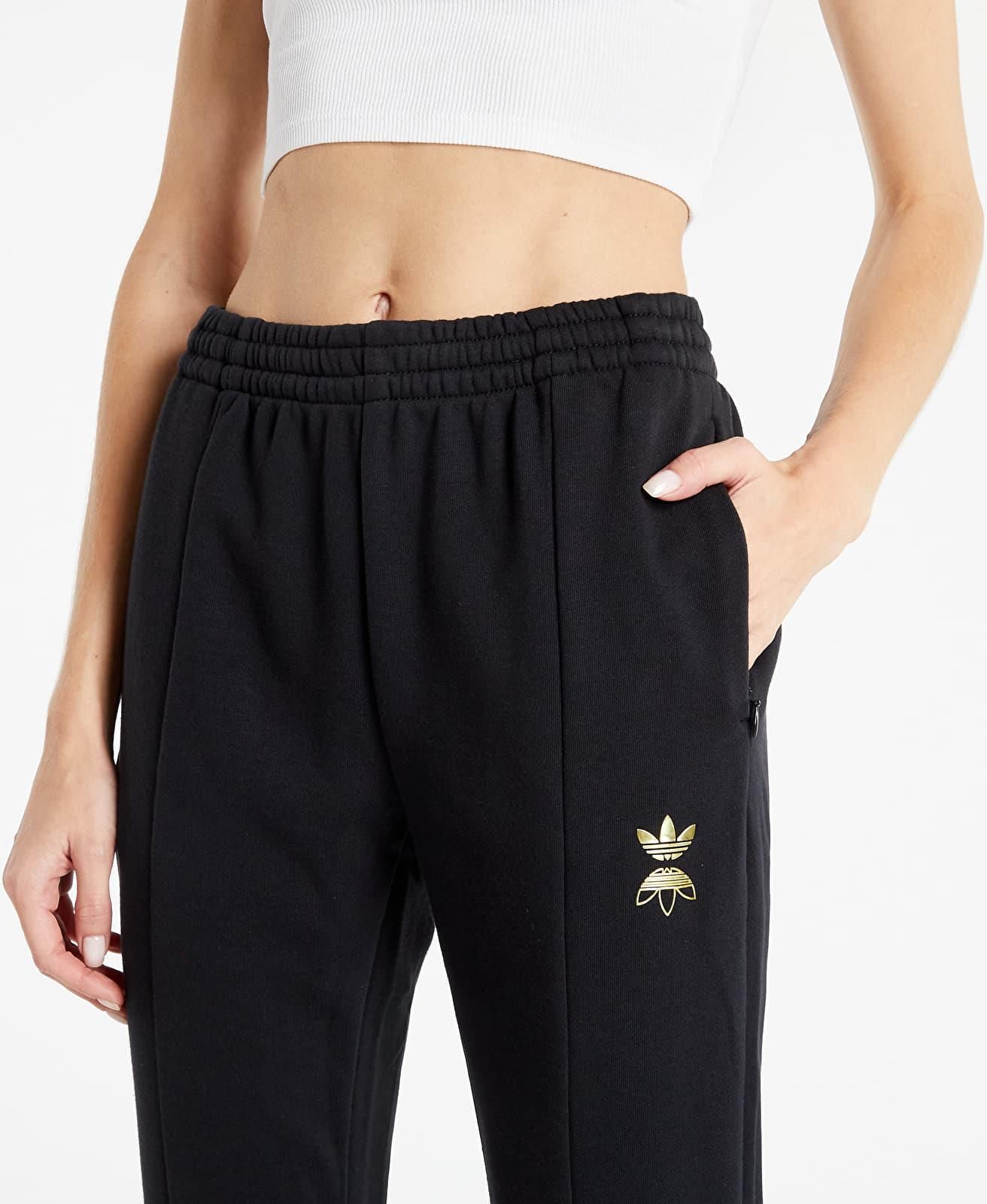 black track pants adidas