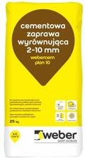 Zdjęcie Weber Webercem Plan 10 Zaprawa Wyrównująca  Cementowa 25 kg - Warka