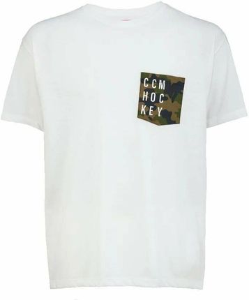Ccm Camo Pocket Shirt Short Sleeve Tee Sr White