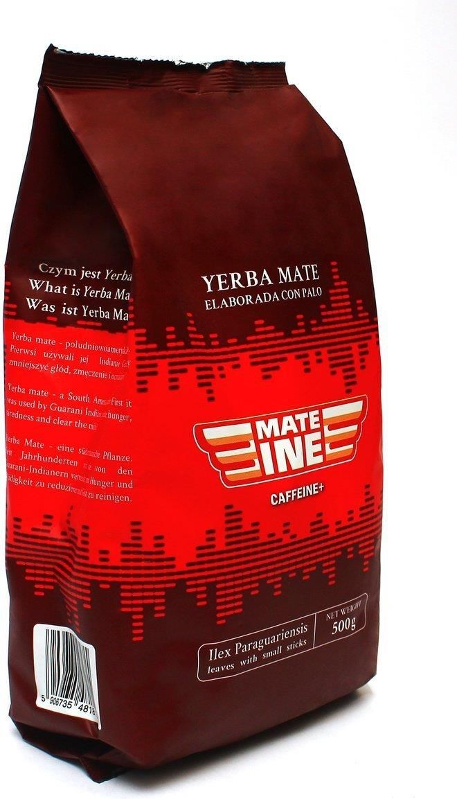 Yerba Mate Mateine Caffeine+ opakowanie 500 g - zdjęcie 2 Yerba Mate Mateine Caffeine+ opakowanie 500 g