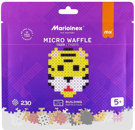 Marioinex Marionex Micro Waffle Mini 230El. Tygrys