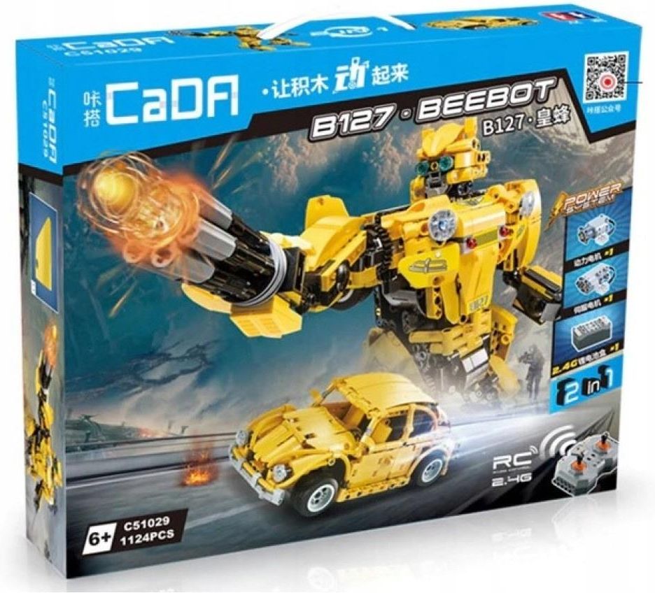 Cada Klocki R/C 2W1 Robot Autko Zestaw Technic - ceny i opinie - Ceneo.pl