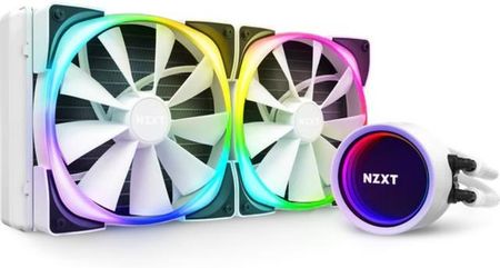 NZXT Kraken Z63 RGB 280mm ホワイト NZXT KRAKEN X63 white - 280mm chłodzenie wodne RGB