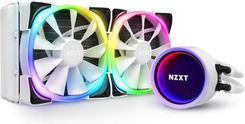 NZXT KRAKEN X53 white - 240mm chłodzenie wodne RGB podświetlane wentylatory i pompa (RLKRX53RW) - Chłodzenie wodne