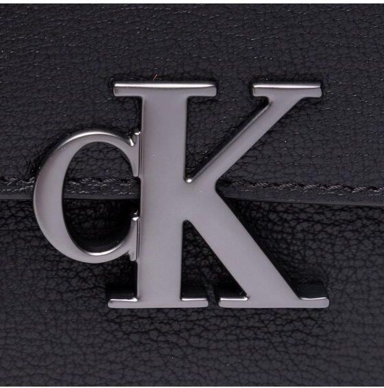 Calvin klein Minimal Monogram E/W Flap Xbody Crossbody Black